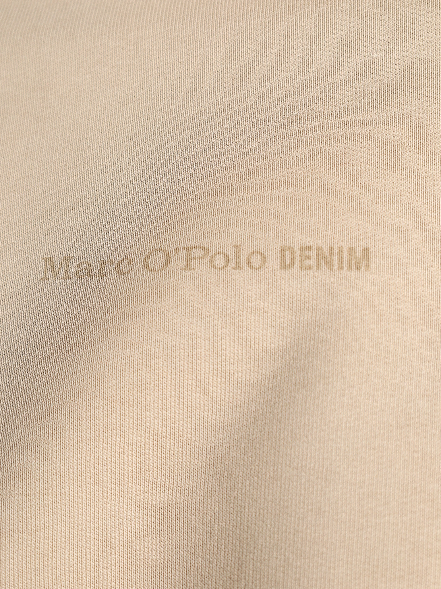 Толстовка бежевого цвета из хлопка